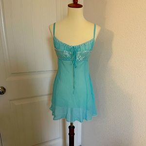Victoria Secret light blue chemise